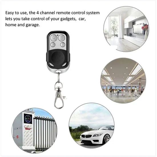 Universal Copy Clone 4 Button Security Alarm Remote Control Garage Control Shutter Control Copy Code Came433 Frequency - Image 5