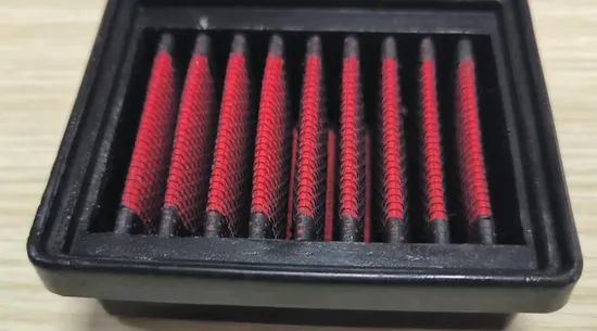 Customized Panel Performance Air Filter Auto Parts Red Black - Image 6