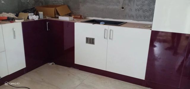 Modern Plywood Modular Kitchen Shutter Style Split Material Plywood Position Interior Appearance Modern Door Type Vertical - Image 4