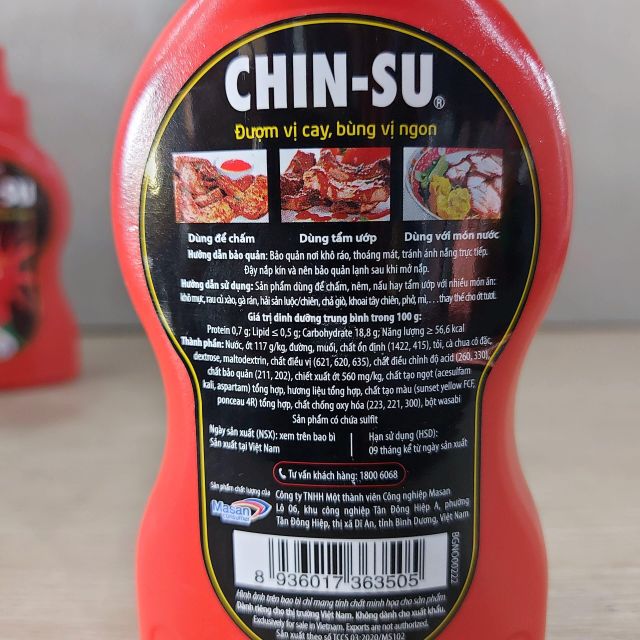 Chinsu Chili Sauce Bottle 250ml x24 Texture Smooth Origin Vietnam Form 250ml Squeeze Bottles Flavor Profile Spicy, Sweet, Tangy, And - Image 3