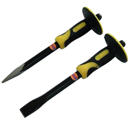 Rubber Handle 2PCS Cold Stone Chisels by Shrink Film Packing Origin China Condition New Trademark koko Color Unicolor HS Code - Image 6