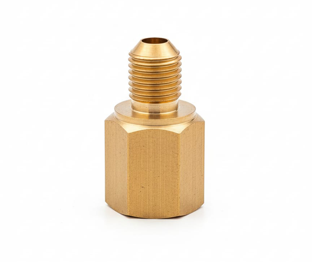 Brass Compression Fittings Pre-Owned Yes Color Natural Brass - Image 1