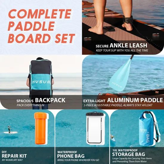 Versatile Inflatable Paddleboard for Surfing Yoga and Water Fun - Image 6