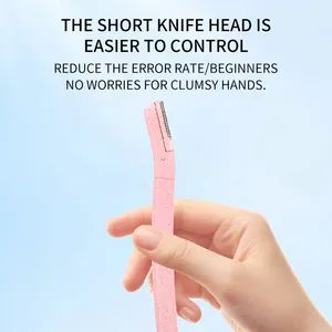 Customized Disposable Dermaplane Skin Care Tool Eyebrow Razor Blades - Image 6