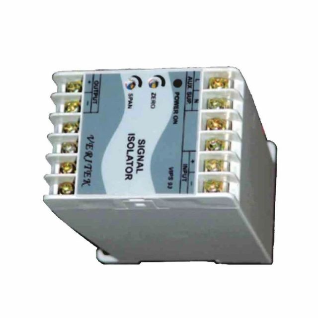 Vertical 4mA Veritek VIPS 93 Signal Isolator Bandwidth High Frequency 50 Hz Input Voltage 10V Thermal Drift Low Response Time - Image 2