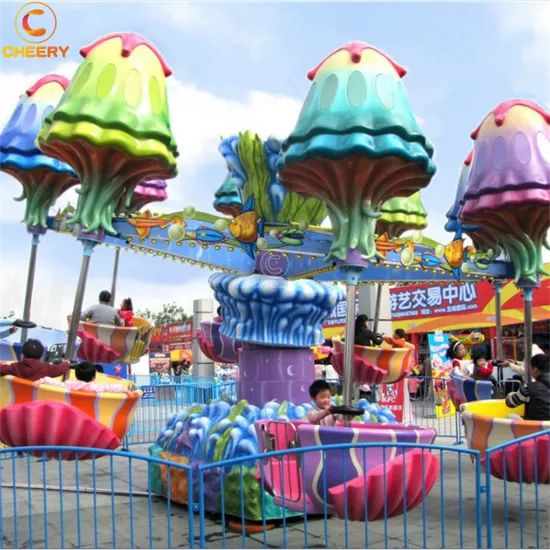 Park Equipment Swing Ride Rotary Happy Jellyfish Rides for Sale - Image 5