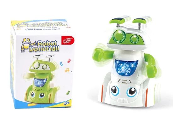 Electric Toy B/O Cartoon Battery Operated Robot Type Robot Color White Origin China Standard EN71 Power Battery Age 3-8 - Image 1