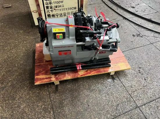 3inch Pipe Threading Machine with BSPT/NPT Die - Image 4