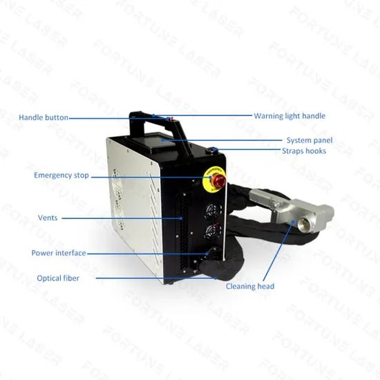 Backpack Laser Cleaning Machine 50W Backpack Laser Rust Removal Machine - Image 6