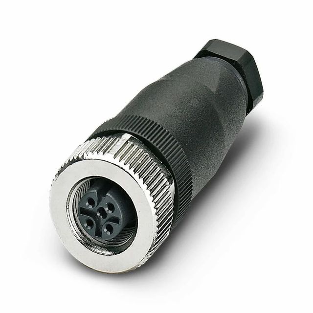 Waterproof Circular Connector Standard M12 Pin Count 4p Height 20 mm Shape Circular Bandwidth 20 mm Number Of Poles 4 Application - Image 1