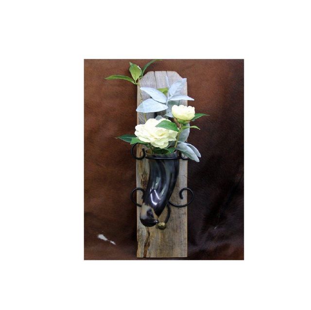 Fantastic Design buffalo horn flower vase natural craft modern design flower vase for home decorative item at low price - Image 5