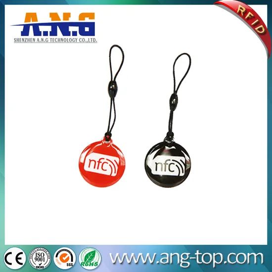 OEM Customized Mini Round RFID Epoxy Card for Access Control - Image 2