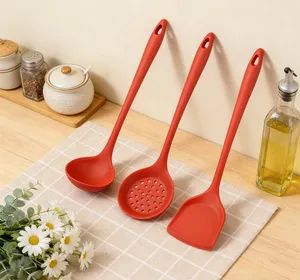 Silicone Cooking Utensils with Long Handles - Oversized Kitchen Tool Set - Image 6