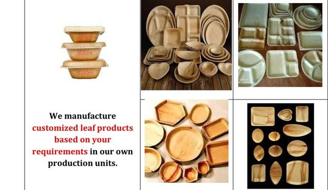 Arecanut disposable leaf plates Packaging - Image 2