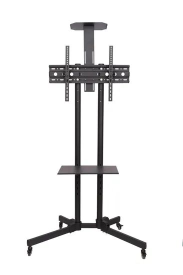 65'' LED Flat Panel Mobile Floor Stand Gw 19kg Laoding 50kg Origin China Condition New HS Code 900211 Max Vesa 400*600 Apply for 32-65inch - Image 1