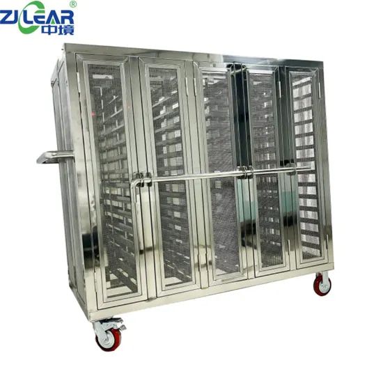 Transport Trolley Wire Roll Cage for Medical Cart Case in Hospital - Image 5