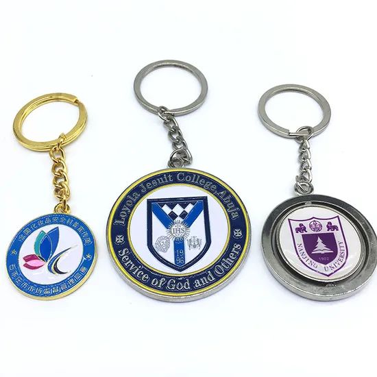 Promotional Corporate Small Gifts for Promotional Activities 2D 3D Metal Keychains Key Chains Custom Logo Key Rings Key Ring - Image 2