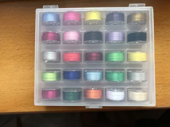 25PCS Prewound Bobbin & Sewing Thread for Embroidery &Sewing Machine - Image 4