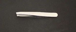 High Quality Stainless Beauty Tweezers Slanted Tips Ms12302 - Image 1