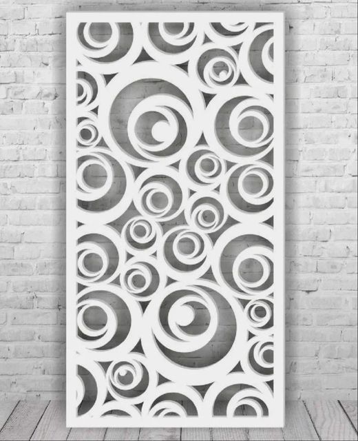 8mm MDF Jali, For Office Thickness 8 mm Carving 2d Jali Finish Polished Design Customized Material MDF Board Application - Image 3