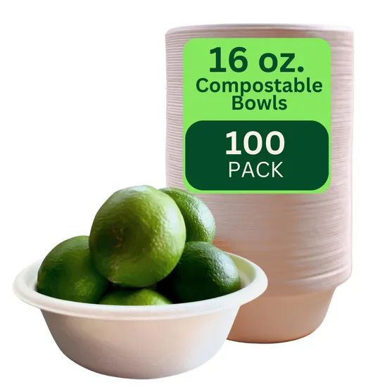 Customize Packaging Pfas Free Biodegradable Pulp Bagasse Salad Bowl - Image 6