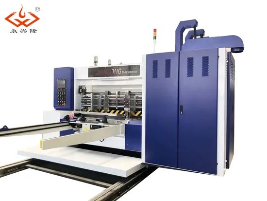4 Colors Corrugated Cardboard Box Digital Making Printing Machine - Image 4