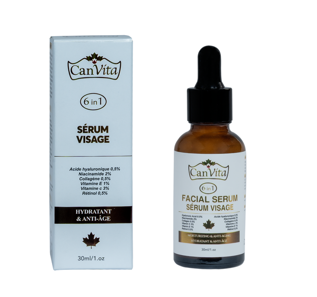 CANVITA Moisturizing 6 in 1 Face Serum, all ingredients you need for your daily use - Image 6