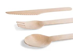 Eco Friendly Wooden Biodegradable Compostable Disposable Tableware - Image 5