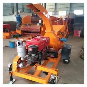 Wood Pallet Chipper Shredder Comprehensive Chipper Machine Diesel Tracked Wood Chipper - Image 1
