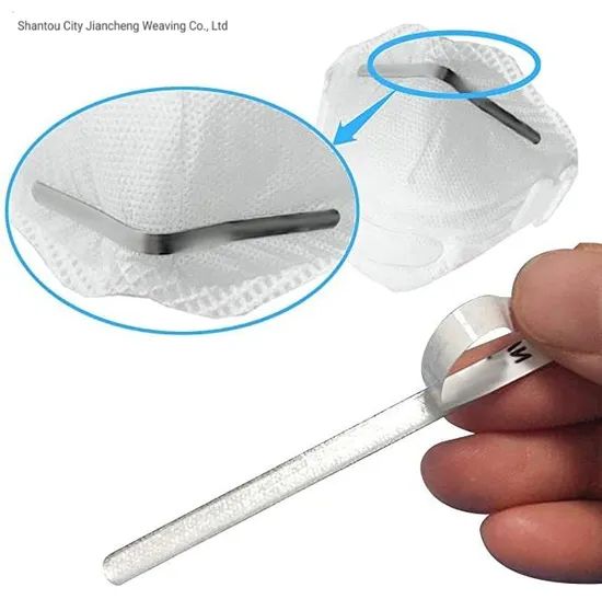 Aluminum Metal Flat Strips Straps Adjustable Nose Clips Wire for Mask - Image 2