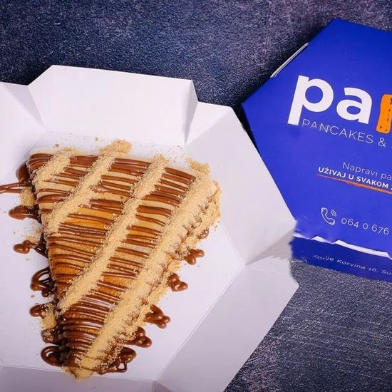 Custom Printed Food White Paper Take Away Mini Pancake Waffles Packaging Foldable Delivery Box Containers Tray with Cover - Image 4