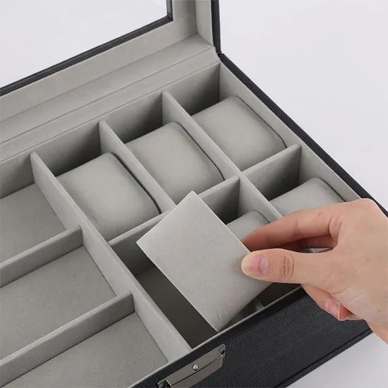 Custom Color Leather Jewelry Carrying Case Watch Jewellery Organizer Box Travel - Image 3