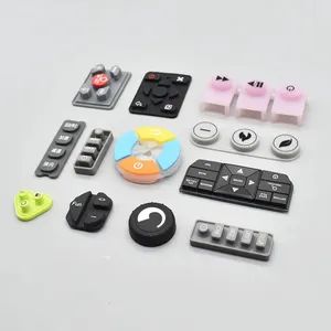 Silicone Rubber Push Conductive Button Covers Silicone Rubber Coated Keypad Buttons - Image 2