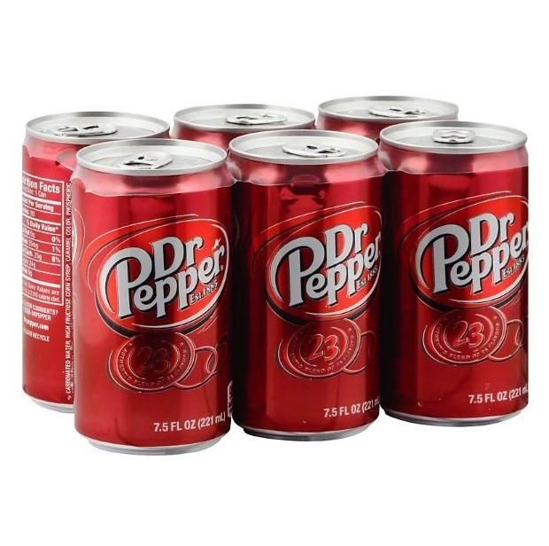 Dr Pepper 355ml Can & Dr Pepper Zero Soft Drink. - Image 4