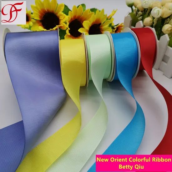 Factory Stock Polyester Grosgrain Ribbon/Grosgrain Ribbons for Package - Image 4