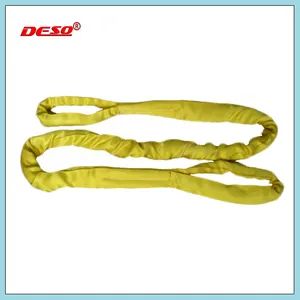100% Polyester Large Wll Lifting Round Webbing Sling - Image 3