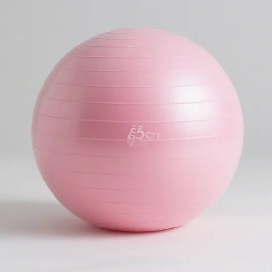 Wholesale PVC Anti-Burst Yoga Exercise Ball with Striped Non-Slip Elastic Pilates Accessories Customizable - Image 6