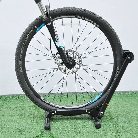 Black Powder Coating Safety Foldable Retail Bicycle Display Rack - Image 5