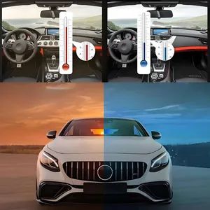 Privacy Protection High Heat Insulation Car Cover Color Black Material PET Sample Accept MOQ 600 Meters Thickness 2 Mil Model NO. - Image 5
