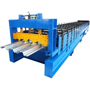 Galvanized Floor Tile Sheet Floor Deck Metal Decking Roll Forming Making Machine - Image 5