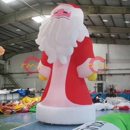 Outdoor Inflatable Advertising Santa Cartoon Color Red Trademark TH Warranty 1 Years Application Outdoor Material - Image 3