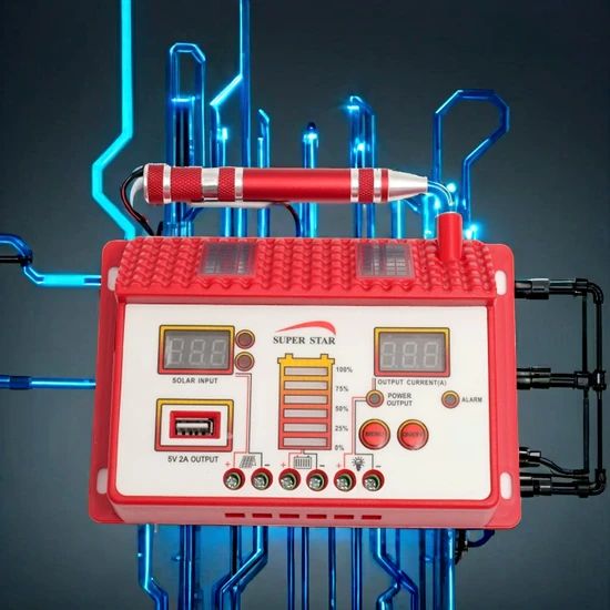 Advanced Solar Charge Controller with Adjustable Current Settings - Image 1