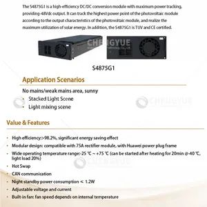 Solar Module S4875g1 Telecom Power DC DC Conversion Module for Communication Base Station - Image 5
