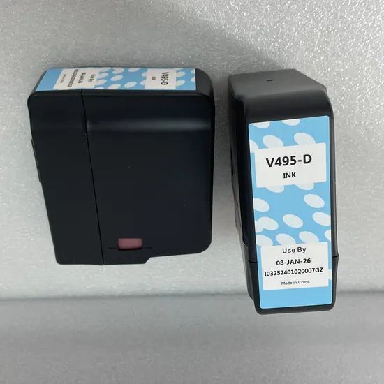 Red Ink Cartridges Compatible V495-D 750ml for Cij Food Grade Printer - Image 5