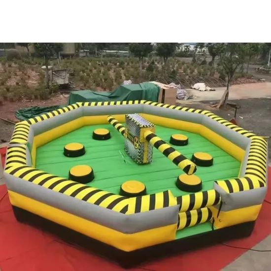 Challenge Inflatable Sport Rotation Meltdown Jumping Game Bouncer Sweeper with Rotative Machine - Image 1