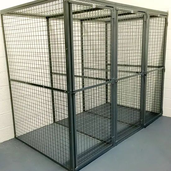 Single Tier and Double Tier Welded Wire Mesh Storage Lockers - Image 3