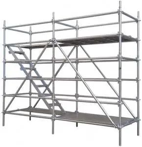Wholesale Galvanized Ring Lock Steel Multifunctional Construction Scaffolding Price Scaffold Scaffolding for High Rise - Image 3