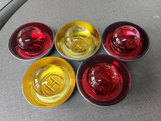 10cm Pattern High Quality Reflective Runway Light Glass Cat Eye Road Stud - Image 3