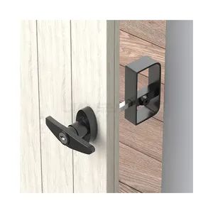 T Handle Lock Shed Door Latch Lock Kit - Image 6