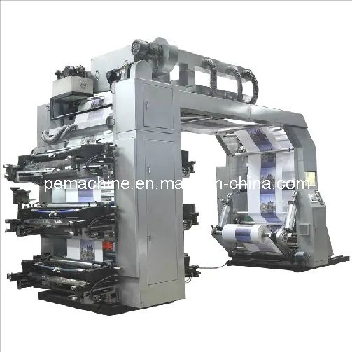 6 Colors High Speed Flexo Printing Machine Type Ink Jet Origin China Model NO. HYT Trademark sanbi HS Code 84431600 Structure - Image 1